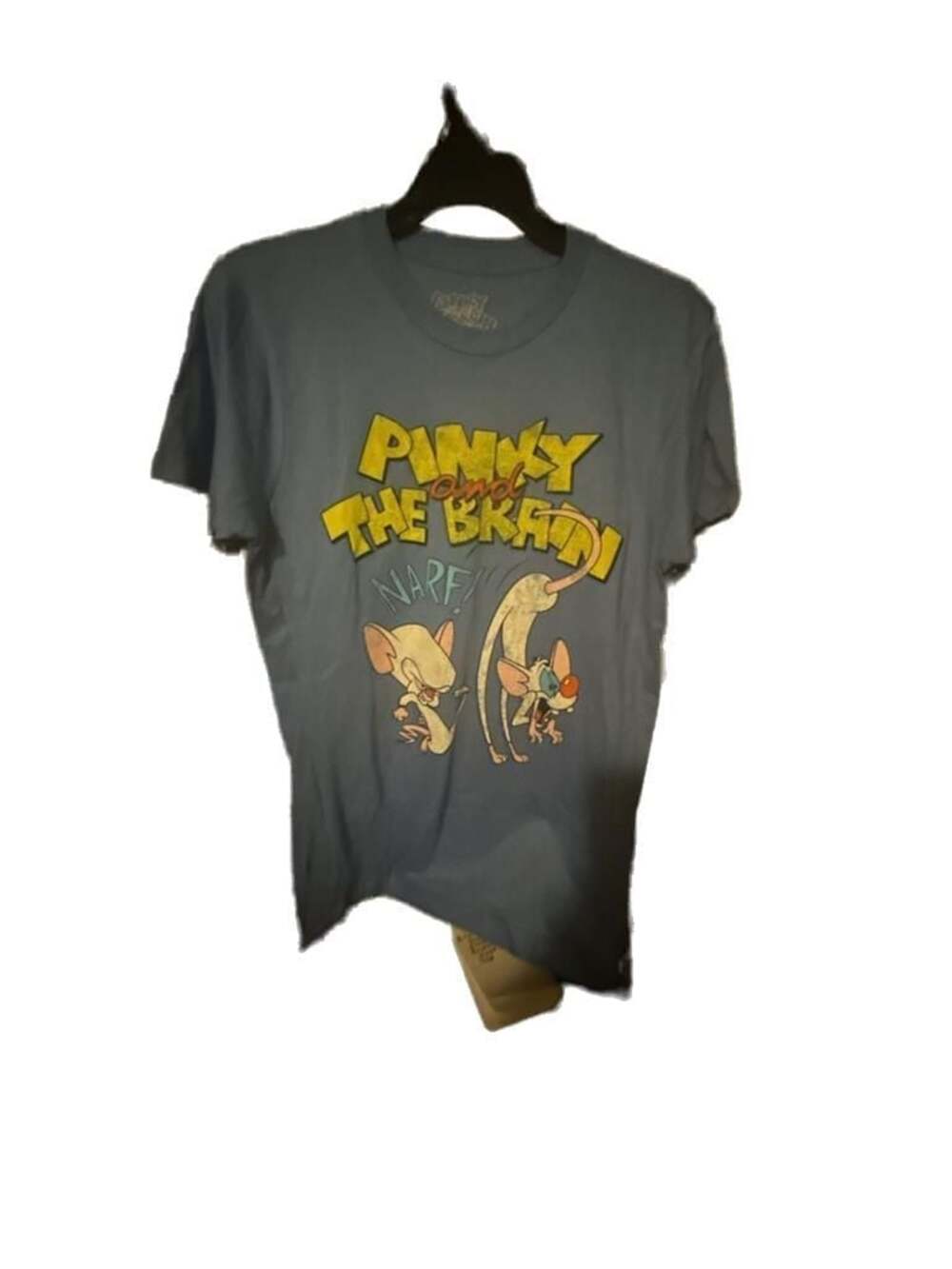 Ripple Junction Pinky and the Brain Blue Graphic T-Shirt